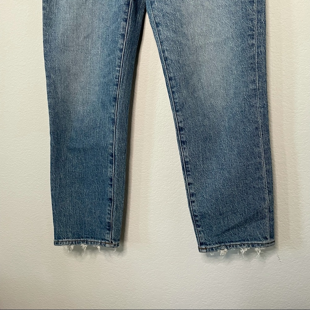 Madewell Classic Straight Leg High Rise Jeans 25 - Picture 9 of 14
